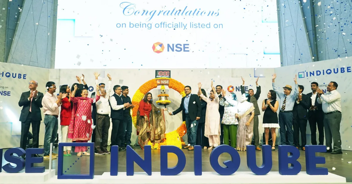 IndiQube listing on NSE and BSE