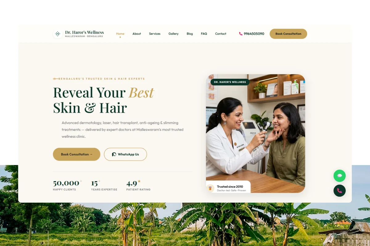 Dr Haror's Wellness website