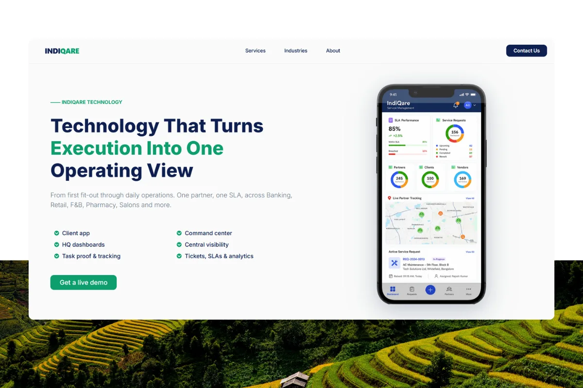 IndiQare website